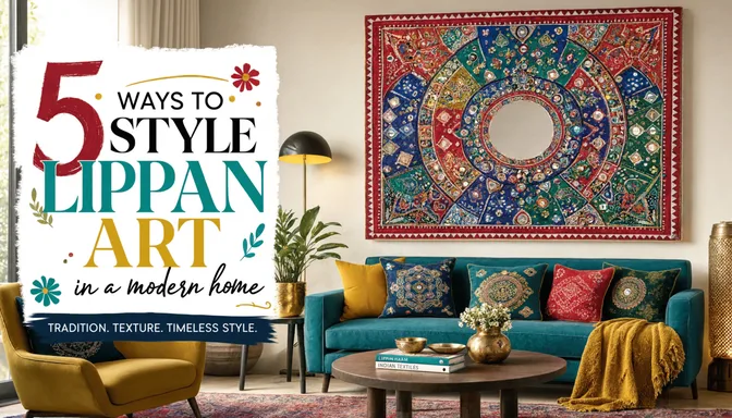 5 ways to style Lippan art in a modern home