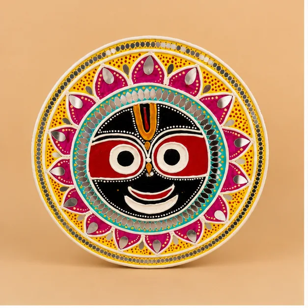 Lord Jagannath Wall Art — handmade art by KIRA Collection