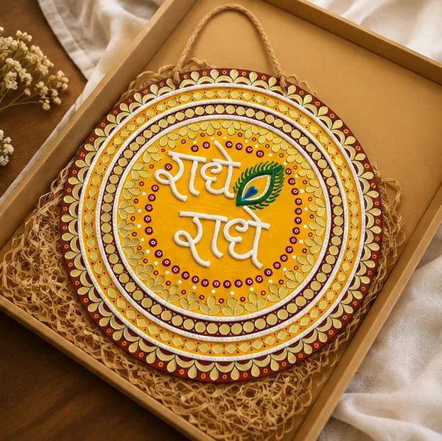 Radhe Radhe Wall Hanging view 4