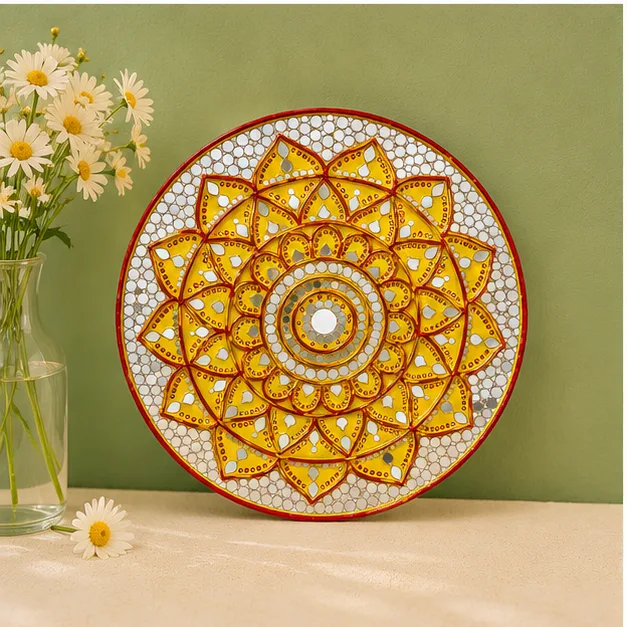 Golden Sunburst Mandala view 4
